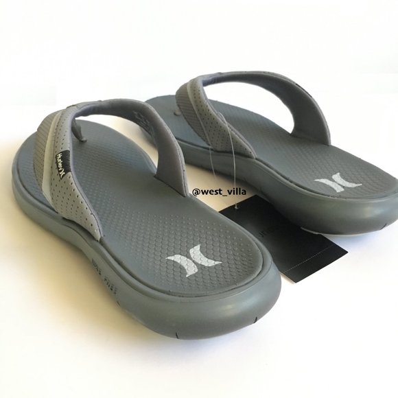 hurley men's phantom free motion flip flop